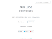 Tablet Screenshot of funluge.com